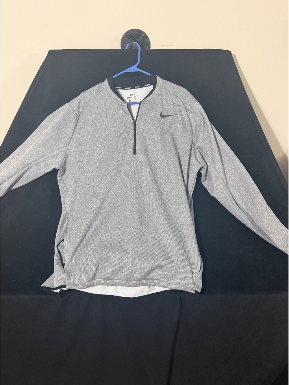 Nike Golf Dri-Fit Gray Pullover Long Sleeve Shirt XXL
